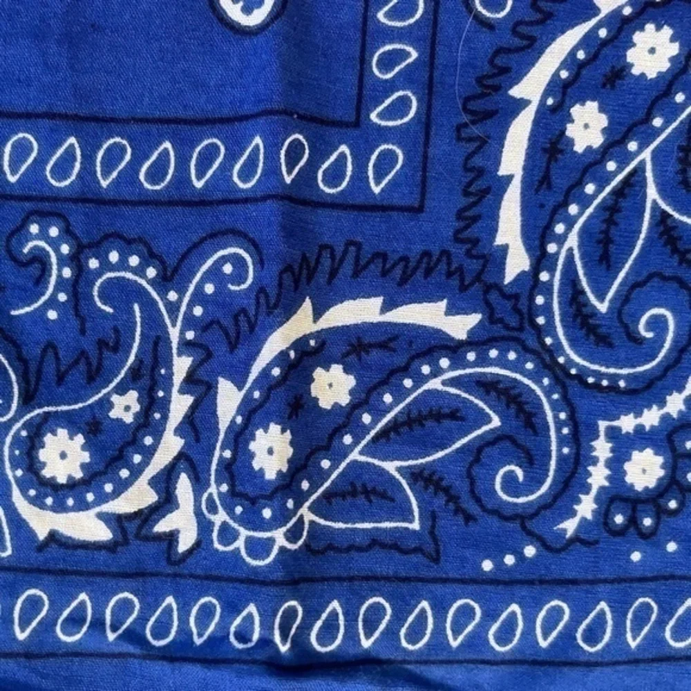 Classic Bandana Trio Blue Pink Yellow Cotton